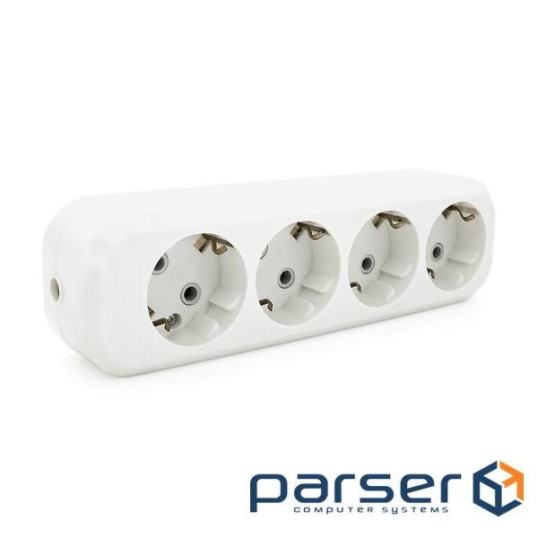 Колодка для подовжувача 4 гнізда з заземленням 16A 250V Q70 (EC-4S) 16A 250V Q70 (EC-4S)