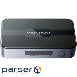 Сплітер HDMI 1.4 FHD 4K 30Hz 3D, 1x4 ports чорний Vention (A12B0-EU)
