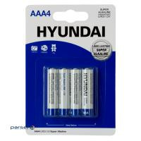 Батарейка HYUNDAI Super Alkaline AAA 4шт/уп (HT7006002)