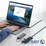 Концентратор Baseus USB 3.0 4xUSB 2.0m black (WKQX030201)