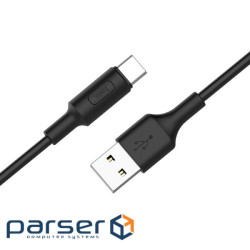 Кабель HOCO X25 Soarer USB-A to Type-C 1м Black (6957531080145)
