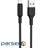 Кабель HOCO X25 Soarer USB-A to Type-C 1м Black (6957531080145)