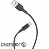 Кабель HOCO X25 Soarer USB-A to Type-C 1м Black (6957531080145)