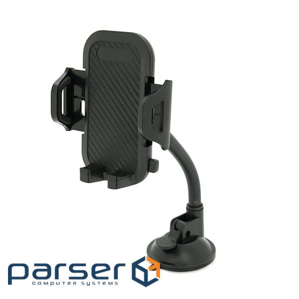 Автоутримувач HOSE H-XP335, присоска на скло, затискач 45-90мм , Box