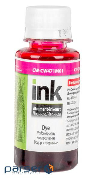 Чорнило ColorWay Canon CLI-471 100мл Magenta (CW-CW471M01)