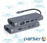 Cablexpert USB-C 7-in Port Replicator -1 (A-CM-COMBO7-01)