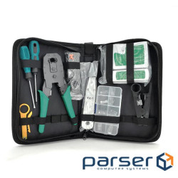 Набір монтажника 11 в 1 Merlion (B046), HT-315, KD-1, G501, HT332, тестер, конектори (YT-B046)