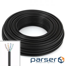 Кабель мережевий Ritar UTP 305м КНП (4*2*0,51)[СCA] ПВХ+ПЭ, наружный (3495)