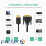 Кабель UGREEN HD106 HDMI to DVI Cable 1m (Black)(UGR-30116)