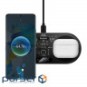 Бездротове зарядний пристрій BASEUS Digital LED Display 2-in-1 Wireless Charger Bla (WXSX010101)