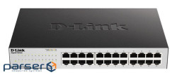 Комутатор D-Link GO-SW-24G 24xGE, Desktop, Некерований 