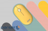 Mouse 2E MF300 Silent WL BT Sunny yellow (2E-MF300WYW)