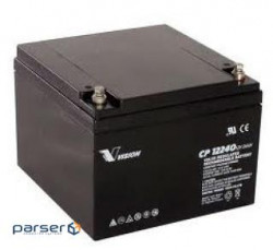 Accumulator battery VISION CP12240E-X (12В, 24Ач)