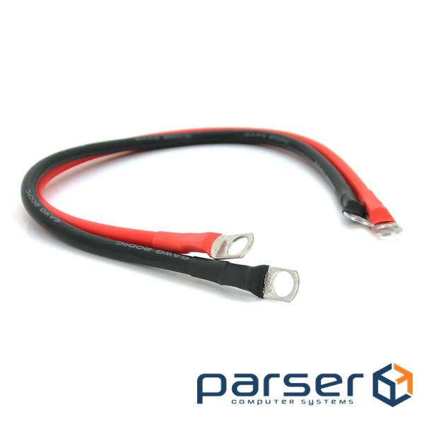 Перемичка (з&apos,єднувач) 6AWG для акумуляторів, 50см, ціна за комплект (KY-6AWG) (KY-6AWG)