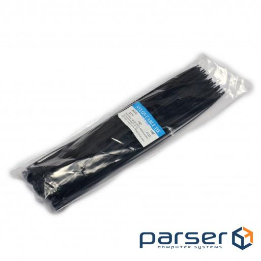 Стяжка  CMS 300х4.0 мм, 100 шт, черная (INCT30040B)