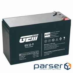 Rechargeable battery GEM Battery 12V, 9.0A (GS 12-9)