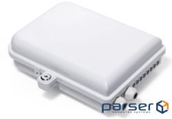 Бокс оптичний RCI FOB-04-16 IP54, зовнішній на 2 кабельних ввода, 16 виводів для FTTH патчкордів (ко 