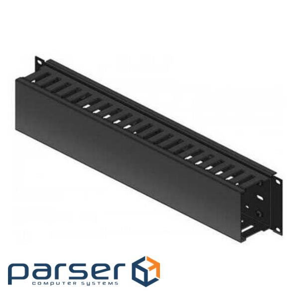 Гориз. кабелеутрим 2U, 2-стор,80*60,кріш (DP-VP-K06)