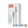 Дата кабель USB-C to USB-C 1.0m 3A 60W warm light gray ColorWay (CW-CBPDCC092-GR)