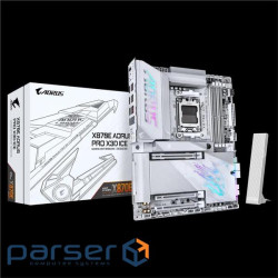 Материнська плата GIGABYTE X870E A PRO X3D ICE sAM5 X870 4xDDR5 M.2 Wi-Fi BT HDM (X870E A PRO X ICE)