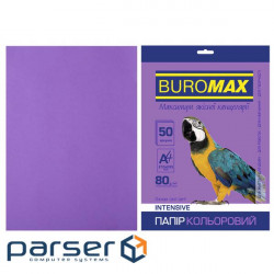 Папір Buromax А 4, 80g, INTENSIVE violet, 50sh (BM.2721350-07)