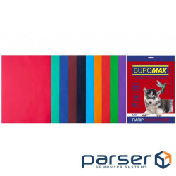 Папір Buromax А 4, 80g, DARK+INTENSIVE, 10colors, 20sh (BM.2721920-99)