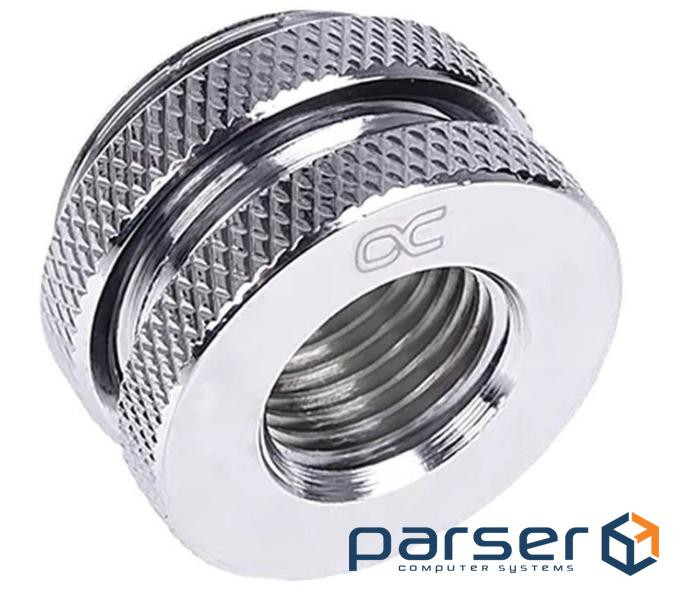 Фітинг Alphacool HF bulkhead connector passthrough G1/4 - chrome (17068)