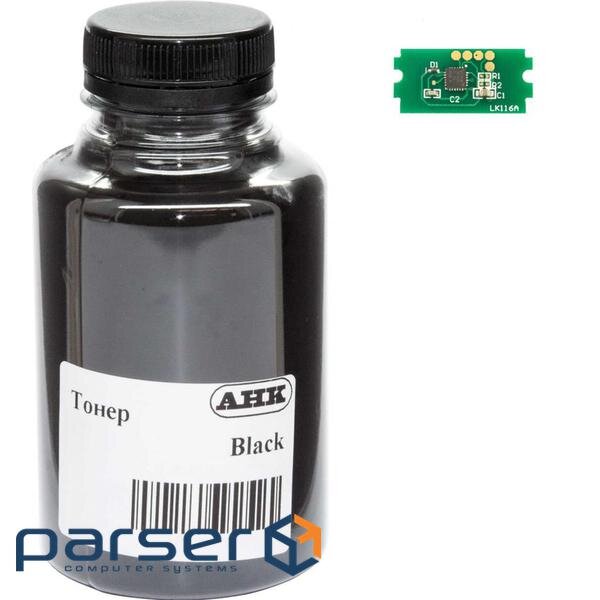 Тонер Kyocera TK-1160, 210г Black +chip AHK (3203112)