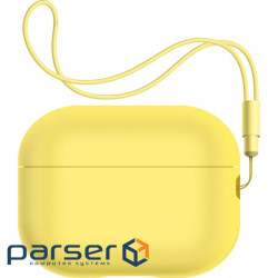 Чохол ArmorStandard Silicone Case with straps для Apple Airpods Pro 2 Yellow (ARM68619)