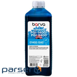 Чорнило Barva Canon PGI-1400/PGI-2400 1 л, special pigment, cyan (C1400-1043)