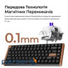 Клавіатура бездротова Keychron K2 HE Magnetic Switch Black RGB (K2H-F1-UA)