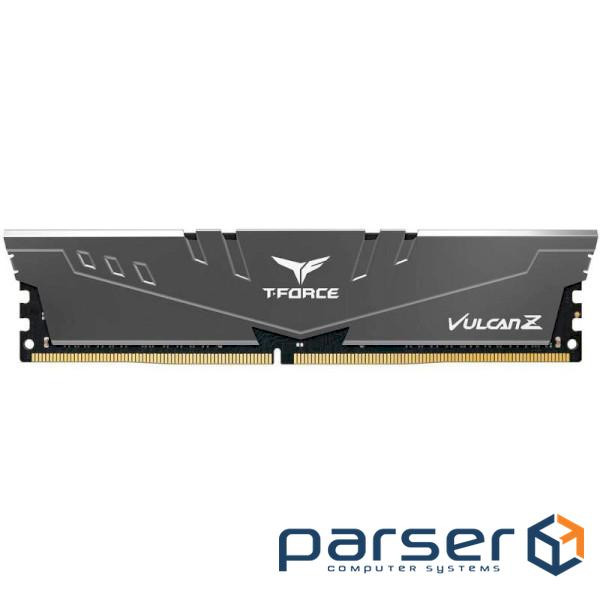 Модуль пам'яті TEAM T-Force Vulcan Z Gray DDR4 2666MHz 8GB XMP (TLZGD48G2666HC18H01)