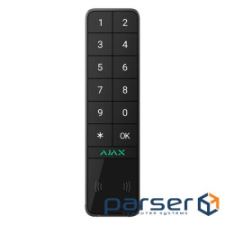 Беспроводная клавиатура Ajax KeyPad Outdoor Jeweller (8EU) ASP black