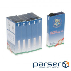 Стрічка до принтерів 13мм х 12м Refill STD Black*5 WWM (R13.12S5)