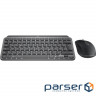 Комплект бездротової LOGITECH MX Keys Mini Combo for Business Graphite (920-011061)