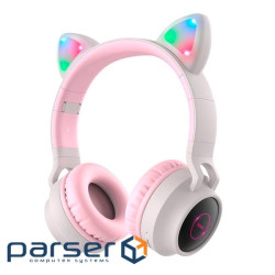 Бездротові навушники Bluetooth HOCO W27, Pink / Gray, Box (W27 / PG) Bluetooth HOCO W27, Pink / Gray, Box (W27 / PG)