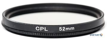 Світлофільтр PowerPlant CPL 52 мм (CPLF52)