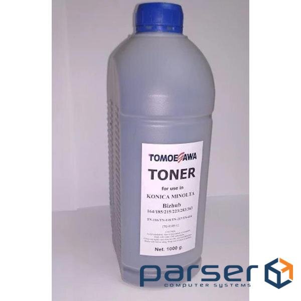 Тонер KONICA-MINOLTA TN-116/TN-118/TN-217/TN-414, 1000г Tomoegawa (TG-K185-1)