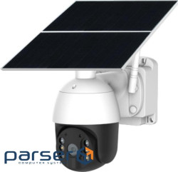 3 Мп 4G поворотна вулична відеокамера із сонячною панеллю 20W та вбудованими АКБ 3 (YT42087 30000mA)