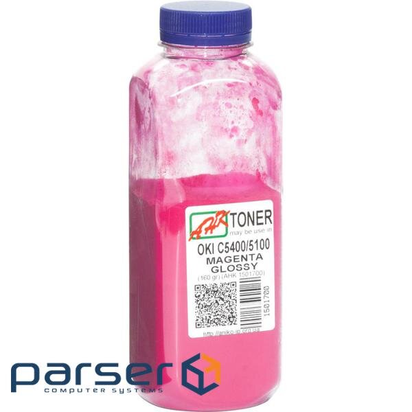 Тонер OKI C5100/5200/5300/5400 160г Glossy Magenta AHK (1501700)