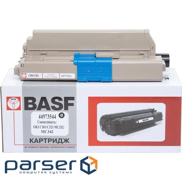 Toner cartridge BASF OKI C301/C321/MC332/MC342/ 44973544 Black (KT-44973544) (BASF-KT-44973544)