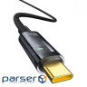 Кабель Baseus Explorer Series Auto Power-Off Type-C to Type-C 100W (1m) black (P10319703111-00)