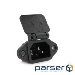 Триконтактний роз&apos,єм AC04 тато з кришкою, 250V, 10A, під викруткову збірку, Q200 (YT-AC04С) )