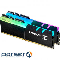 DDR4 32G KIT(2x16G) 4400MHz G.SKILL TridentZ RGB Black 1.5V CL19 (box) (F4-4400C19D-32GTZR)