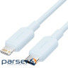 Кабель USB 2.0 Type-C M-Lightning M, 1.0 м, PD 27W, PVC, голубий Vention (LAKSF)