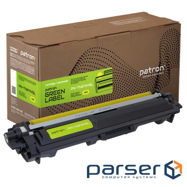 Тонер-картридж Patron Brother TN-241Y, yellow Green Label (PN-TN241YGL)