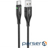 Кабель HOCO U93 Shadow USB-A to Type-C 1.2м Black (6931474732170)