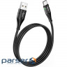 Кабель HOCO U93 Shadow USB-A to Type-C 1.2м Black (6931474732170)
