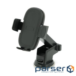 Автоутримувач HOSE H-XP181, присоска на торпеду, затискач 45-85мм , Box