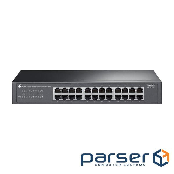 Комутатор 24-портовий гігабітний настільний/стійк овий TP-Link, LS1024G TP-LINK LS1024G